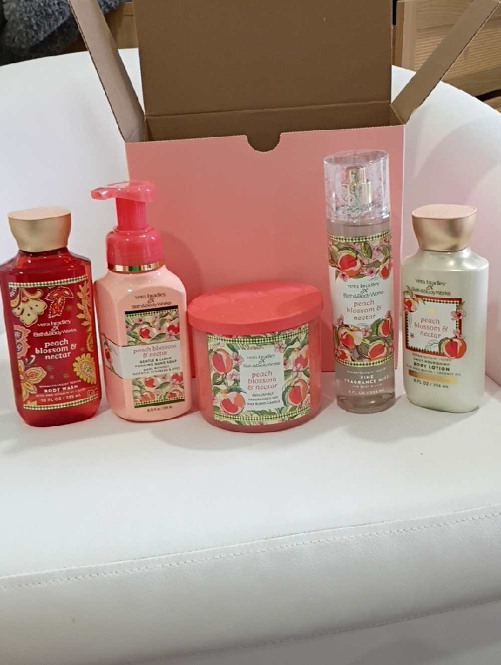 Vera Bradley + Bath And Body Works Peach Blossom & Nectar Set (Spring 2026)